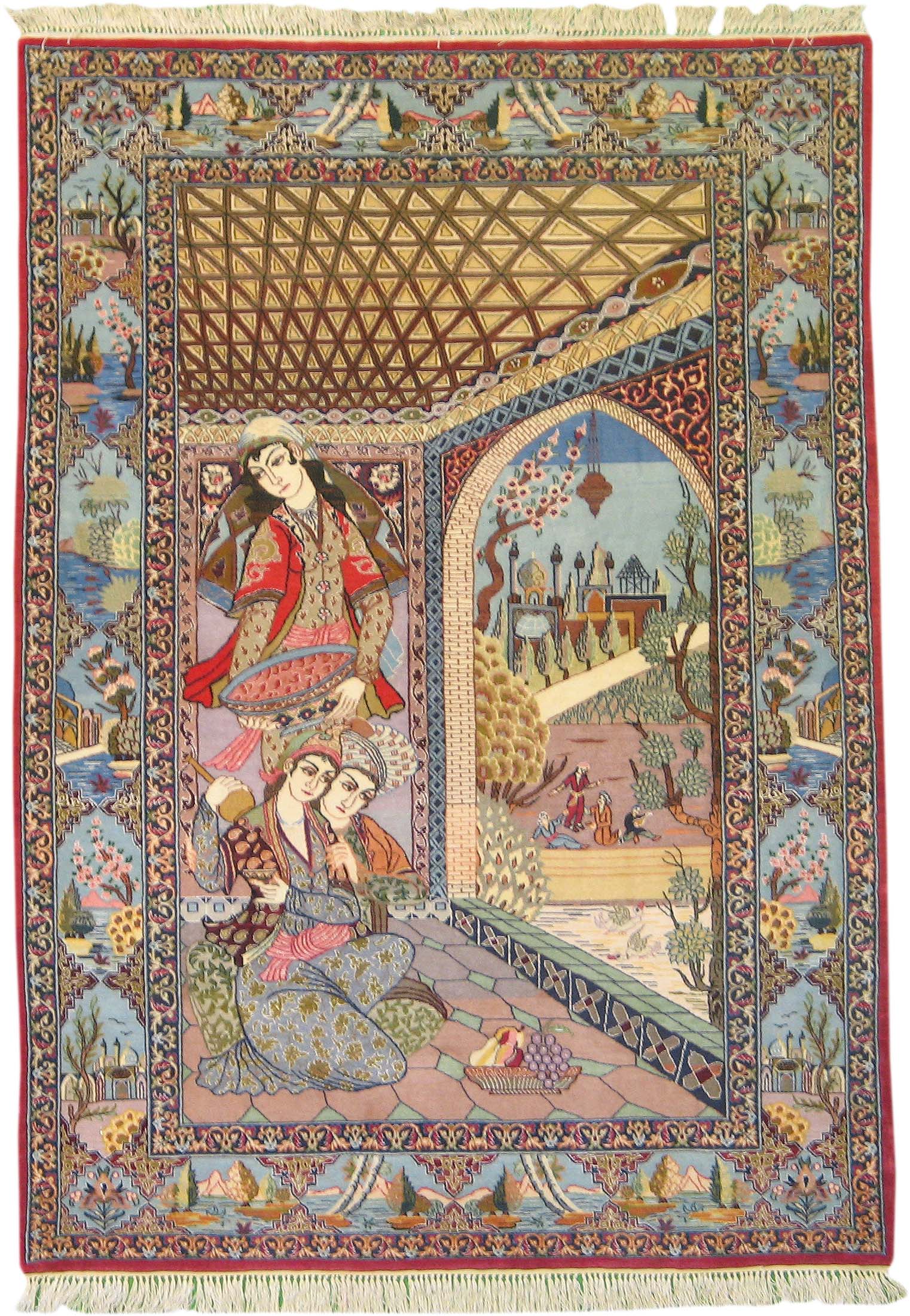 Isfahan Gedichtteppich  Persien